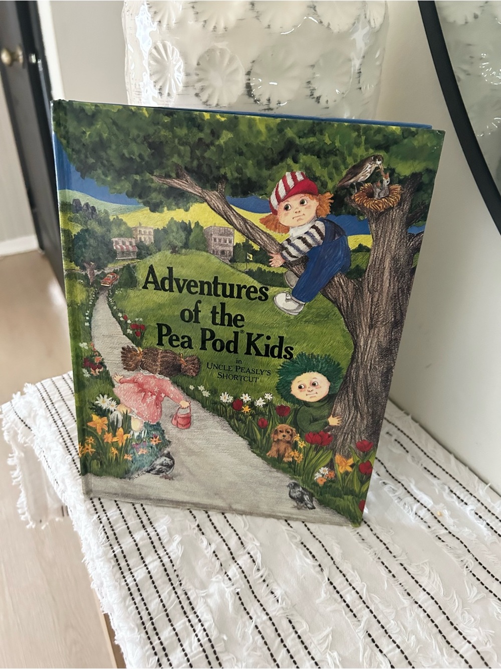 Vintage Adventures of the Pea Pod Kids Pop-Up Hardcover Book 1988 Uncle Peasly